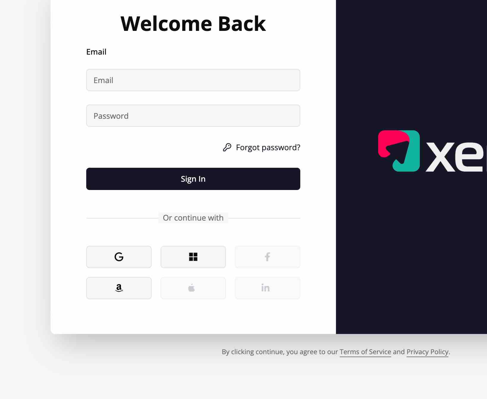 xengo Dashboard