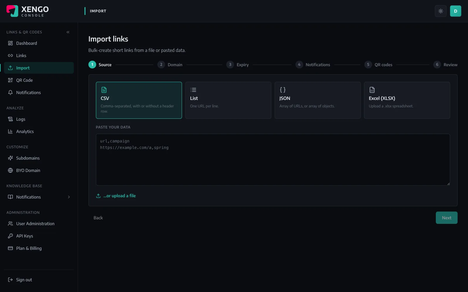 Bulk-create and automate